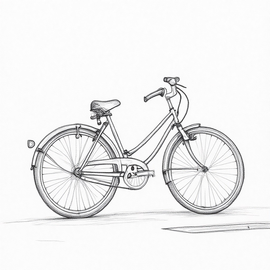 after — “turn it into a pencil sketch”