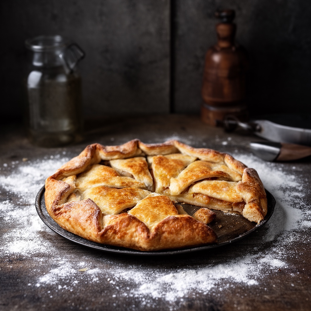 rustic galette · editorial food